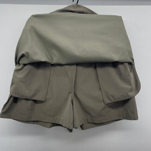 Nike‎ Golf Dri-Fit Skort Womens 14 Summer Brown/Taupe Slash Pocket Back Zip - Picture 5 of 7